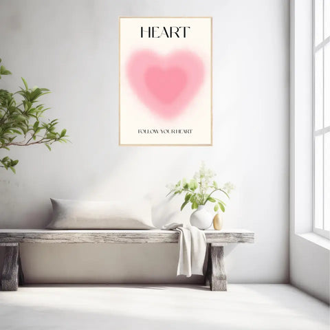 Affiche et Tableau Moderne Positive Follow Your Heart