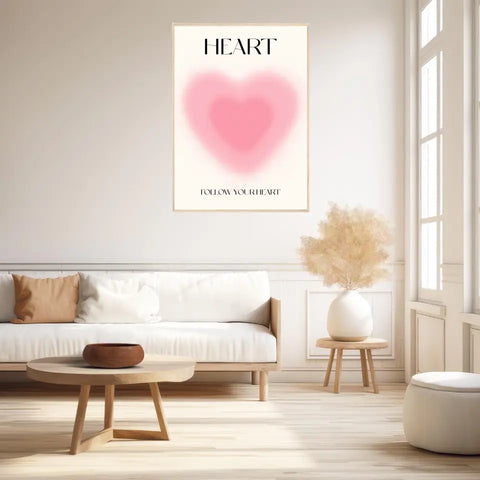 Affiche et Tableau Moderne Positive Follow Your Heart