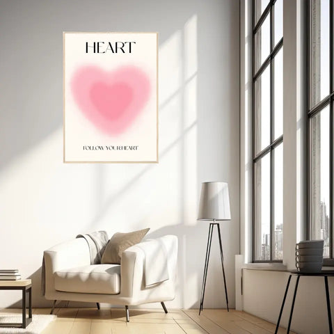 Affiche et Tableau Moderne Positive Follow Your Heart