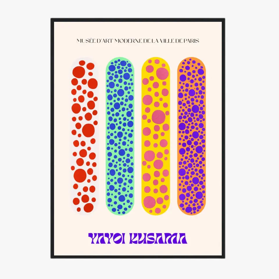 Affiche et Tableau Moderne Yayoi Kusama Skateboards