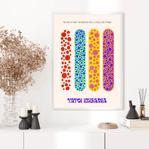 Affiche et Tableau Moderne Yayoi Kusama Skateboards