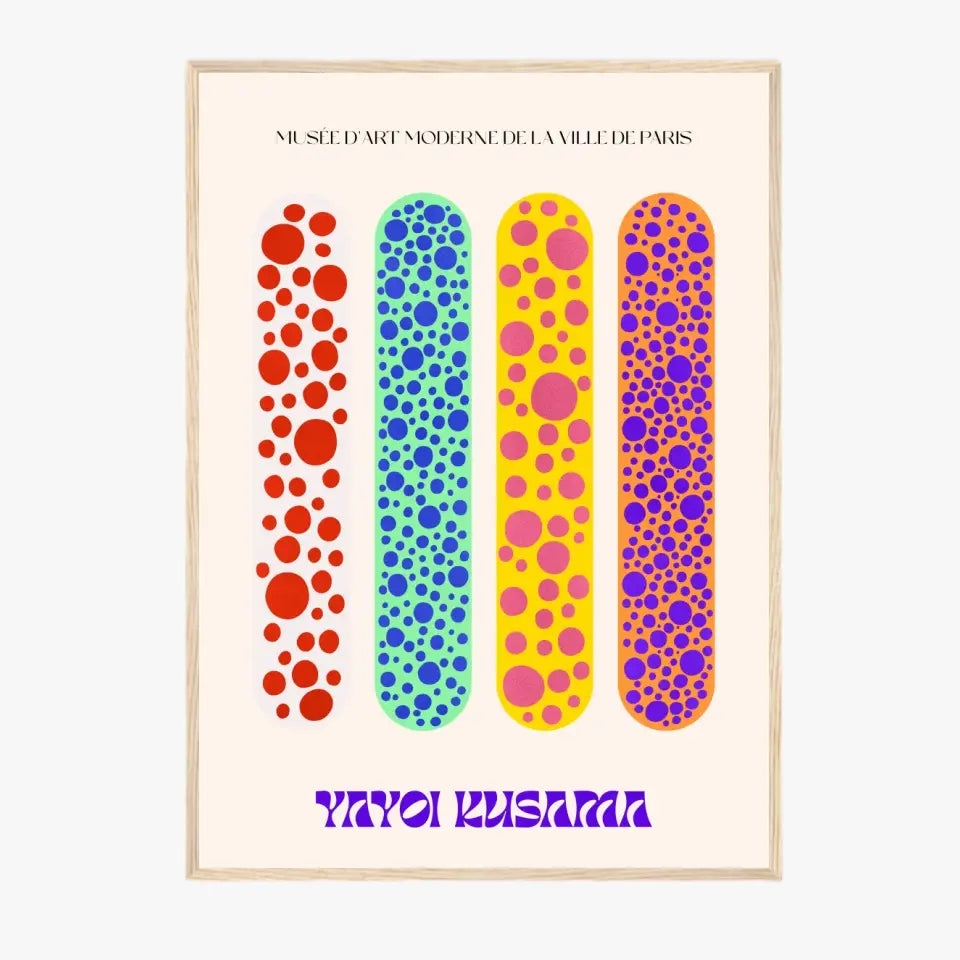 Affiche et Tableau Moderne Yayoi Kusama Skateboards