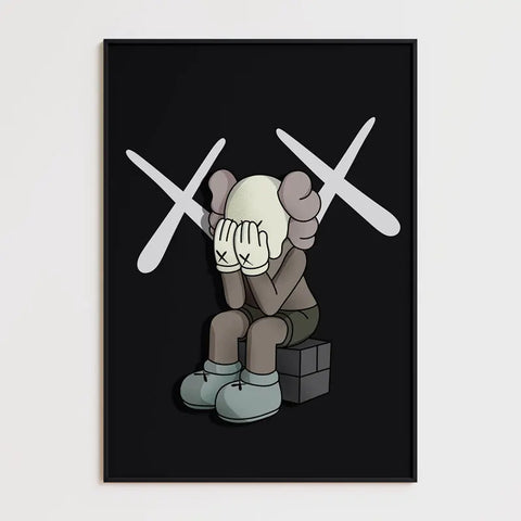 Affiche et Tableau Moderne Kaws Passing Through