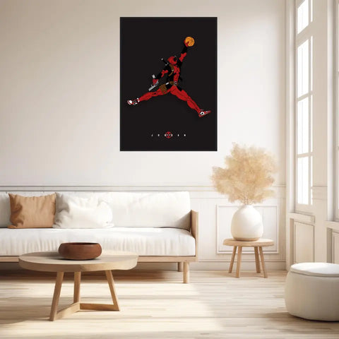 Affiche et Tableau Moderne Michael Jordan Deadpool