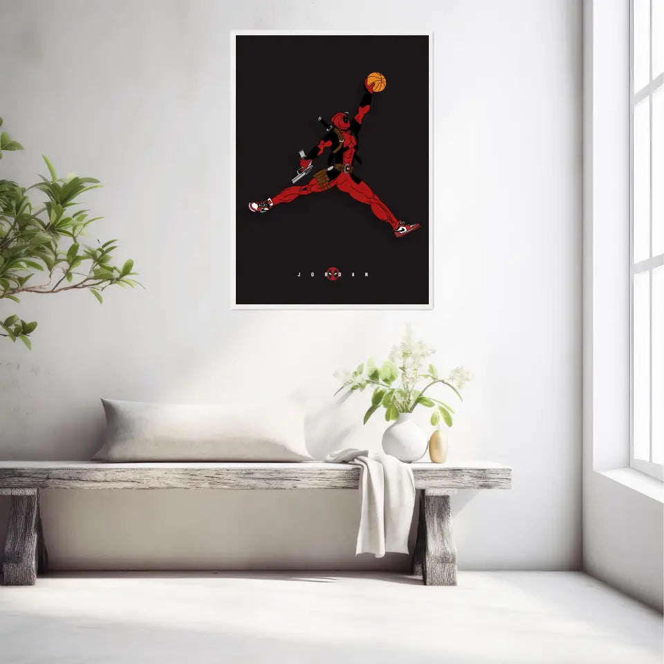 Affiche et Tableau Moderne Michael Jordan Deadpool