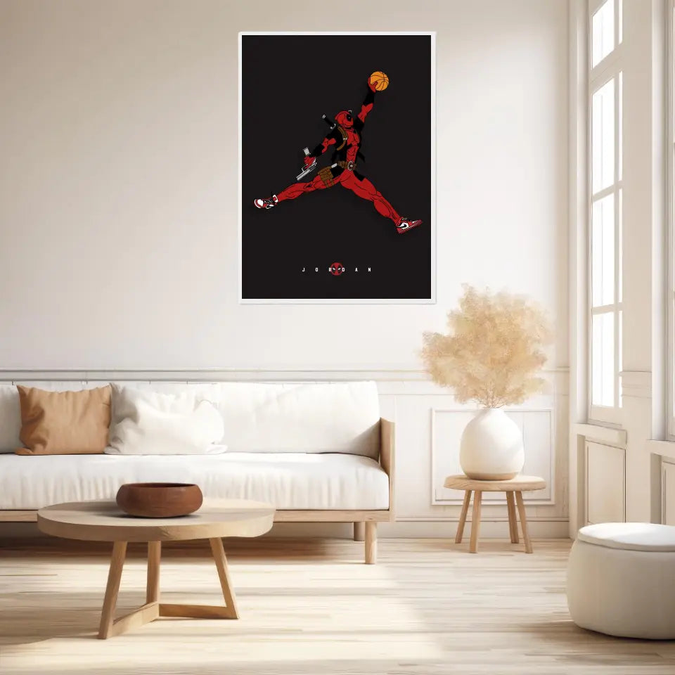 Affiche et Tableau Moderne Michael Jordan Deadpool