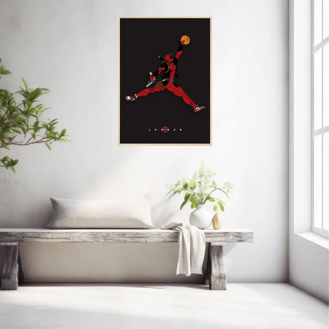 Affiche et Tableau Moderne Michael Jordan Deadpool