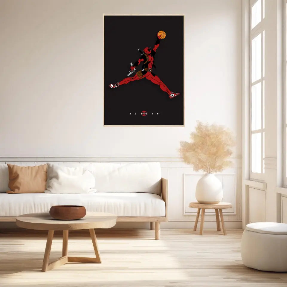 Affiche et Tableau Moderne Michael Jordan Deadpool