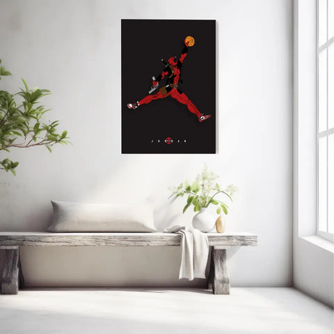 Affiche et Tableau Moderne Michael Jordan Deadpool