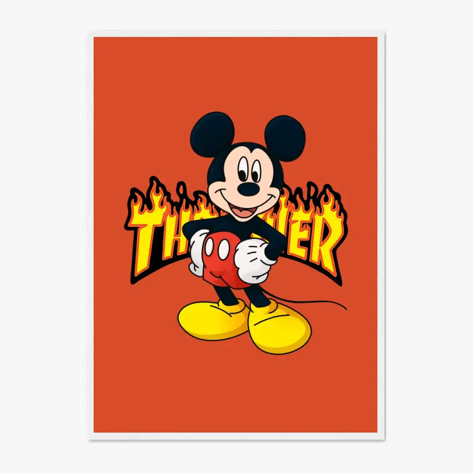 Affiche et Tableau Moderne Thrasher Mickey