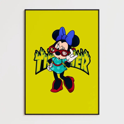 Affiche et Tableau Moderne Thrasher Minnie