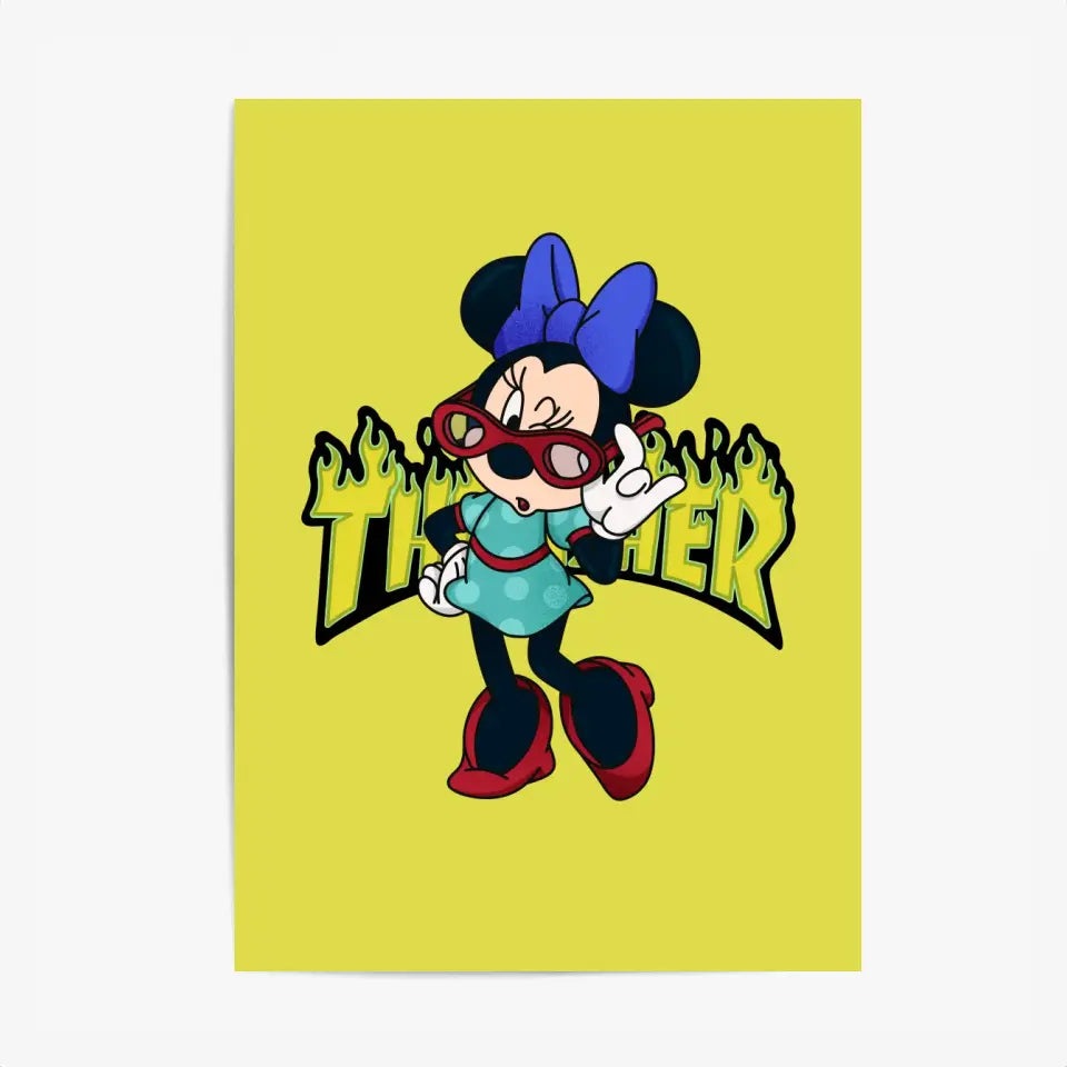 Affiche et Tableau Moderne Thrasher Minnie