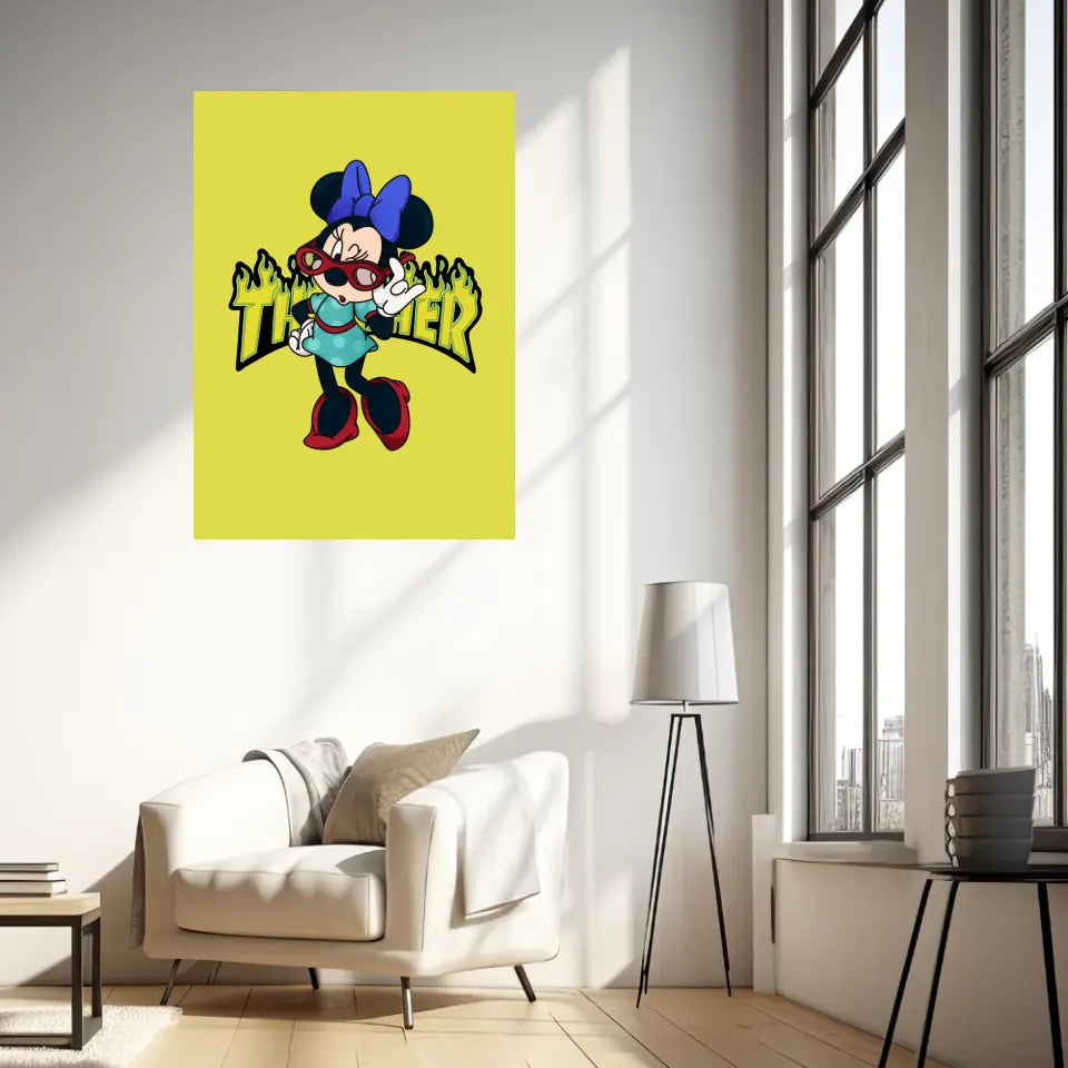 Affiche et Tableau Moderne Thrasher Minnie