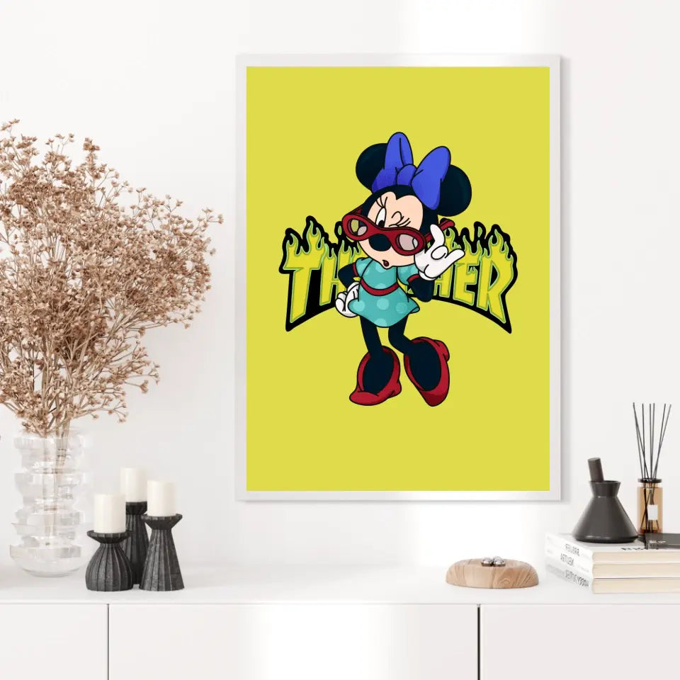 Affiche et Tableau Moderne Thrasher Minnie