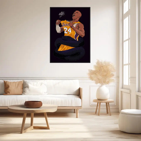 Affiche et Tableau Moderne Kobe Bryant Lakers 24