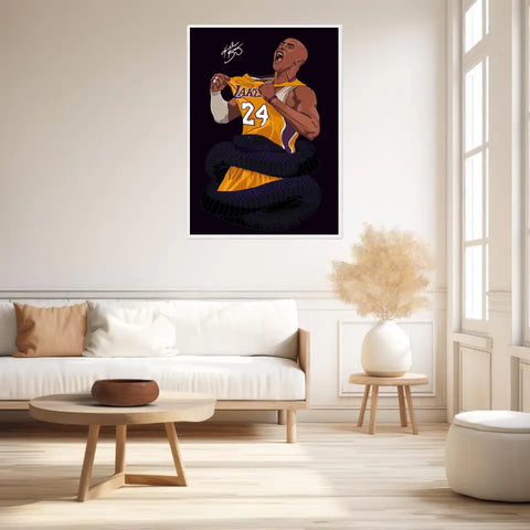 Affiche et Tableau Moderne Kobe Bryant Lakers 24