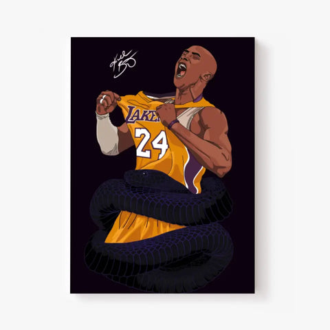 Affiche et Tableau Moderne Kobe Bryant Lakers 24