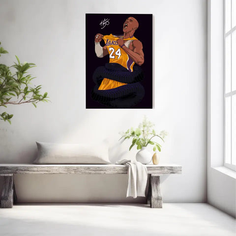 Affiche et Tableau Moderne Kobe Bryant Lakers 24