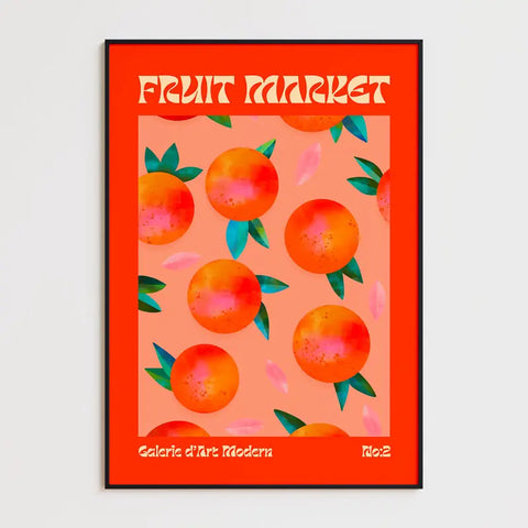 Affiche et Tableau Moderne Fruit Orange