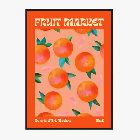 Affiche et Tableau Moderne Fruit Orange