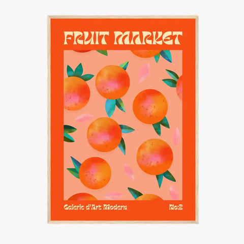 Affiche et Tableau Moderne Fruit Orange