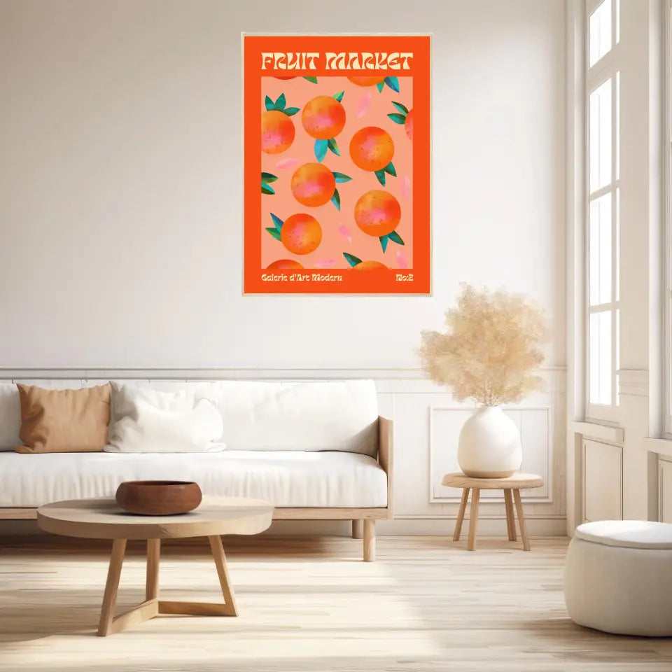 Affiche et Tableau Moderne Fruit Orange