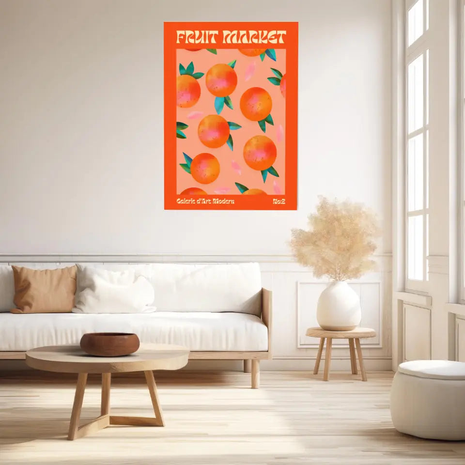 Affiche et Tableau Moderne Fruit Orange