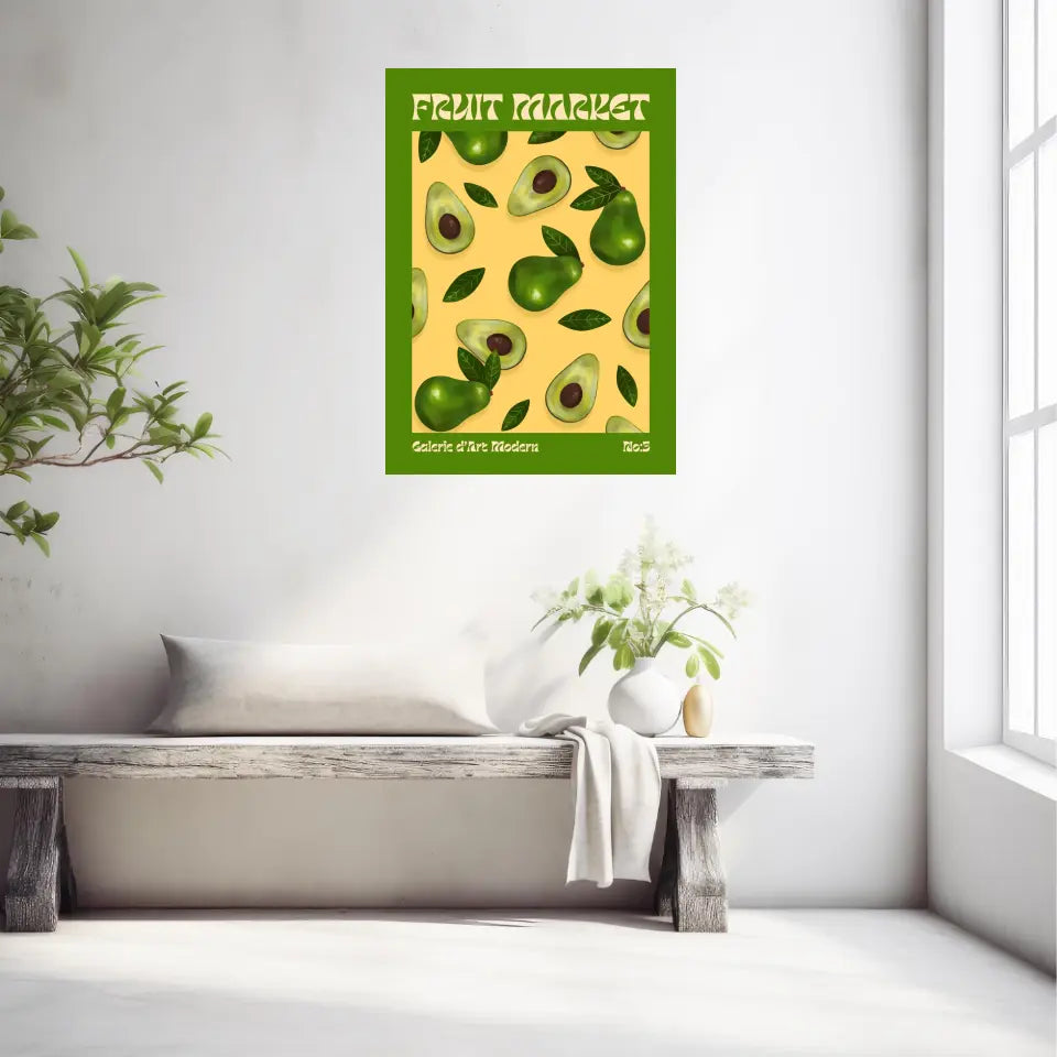 Affiche et Tableau Moderne Fruit Avocat