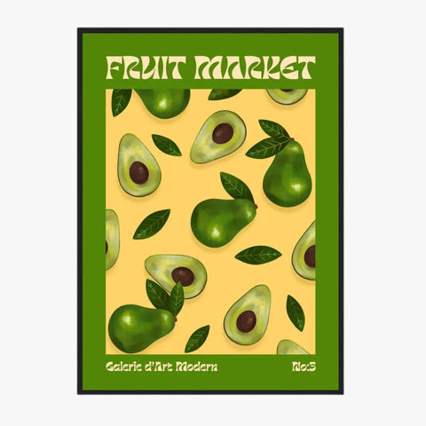 Affiche et Tableau Moderne Fruit Avocat