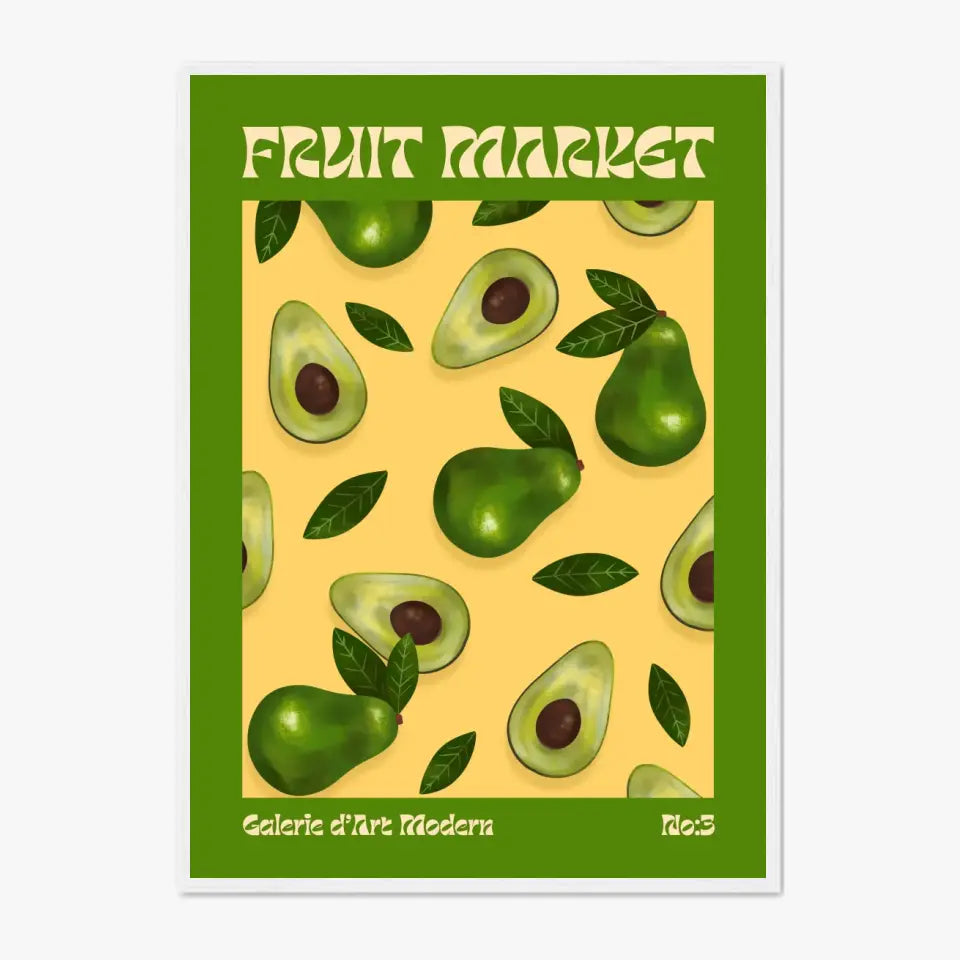 Affiche et Tableau Moderne Fruit Avocat