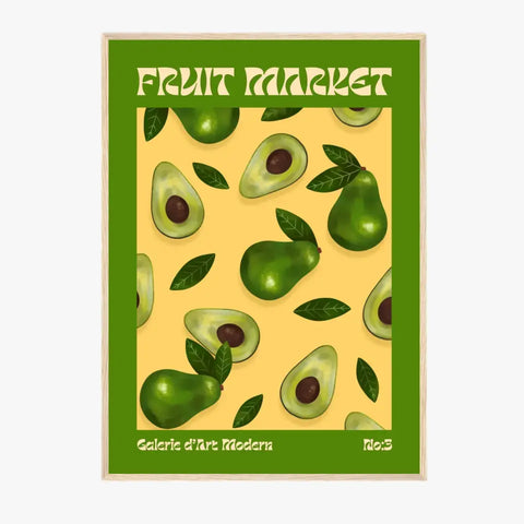 Affiche et Tableau Moderne Fruit Avocat