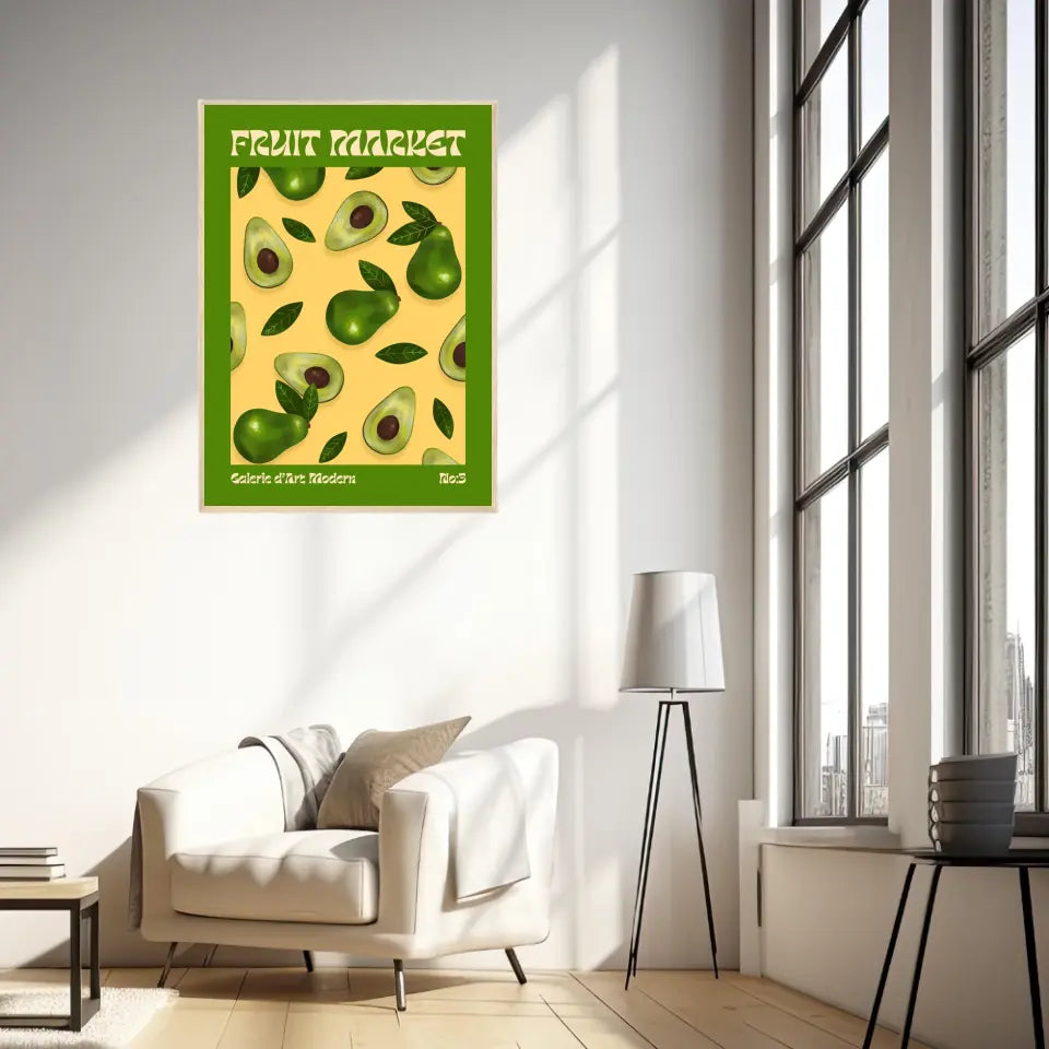 Affiche et Tableau Moderne Fruit Avocat