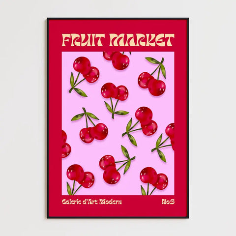 Affiche et Tableau Moderne Fruit Cerise