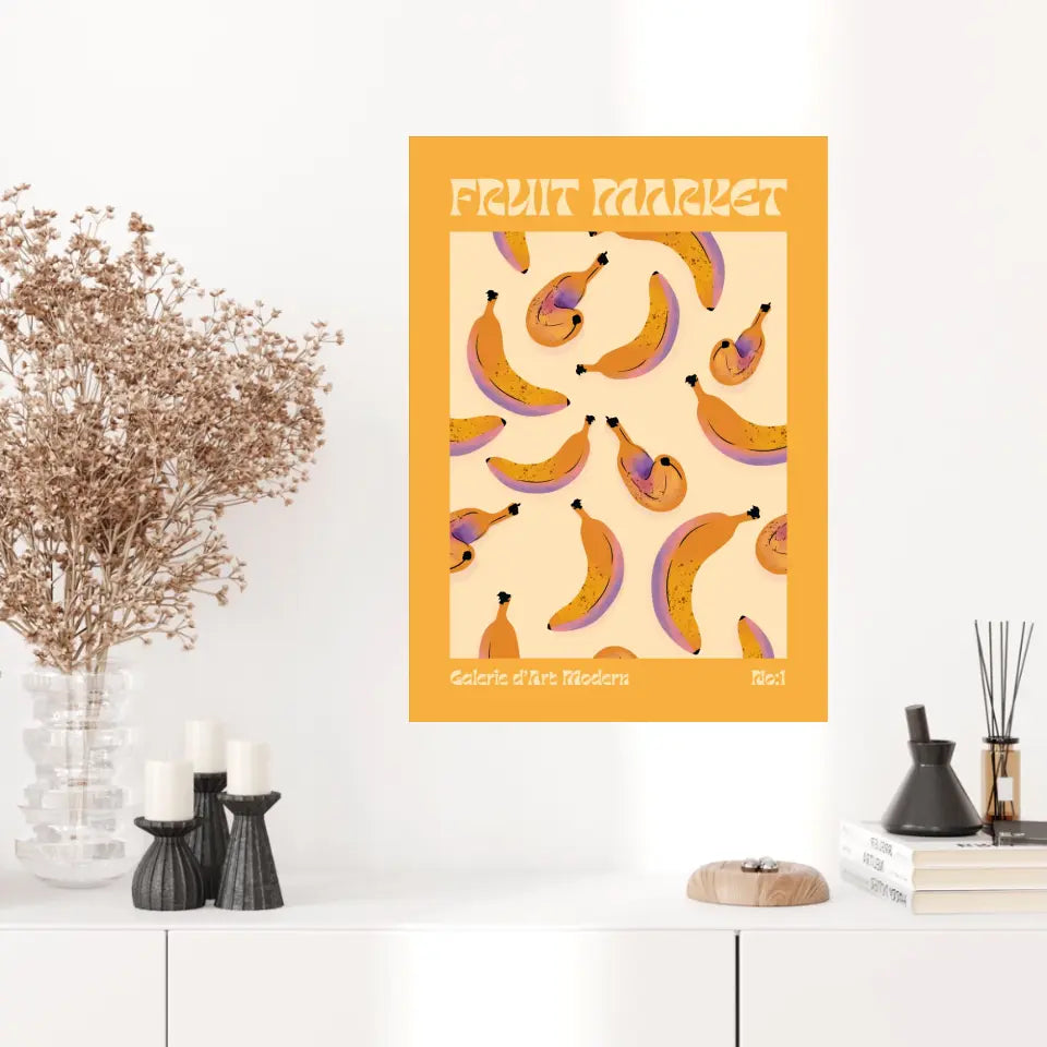 Affiche Et Tableau Moderne Fruit Banane