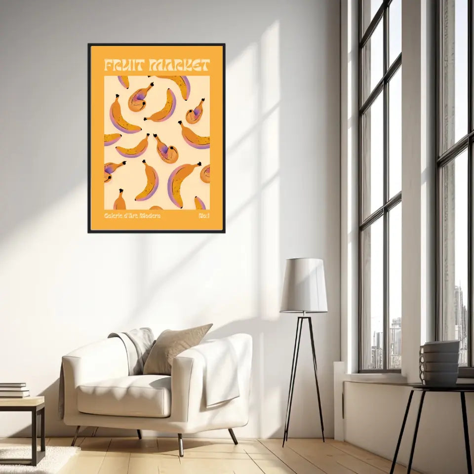 Affiche Et Tableau Moderne Fruit Banane