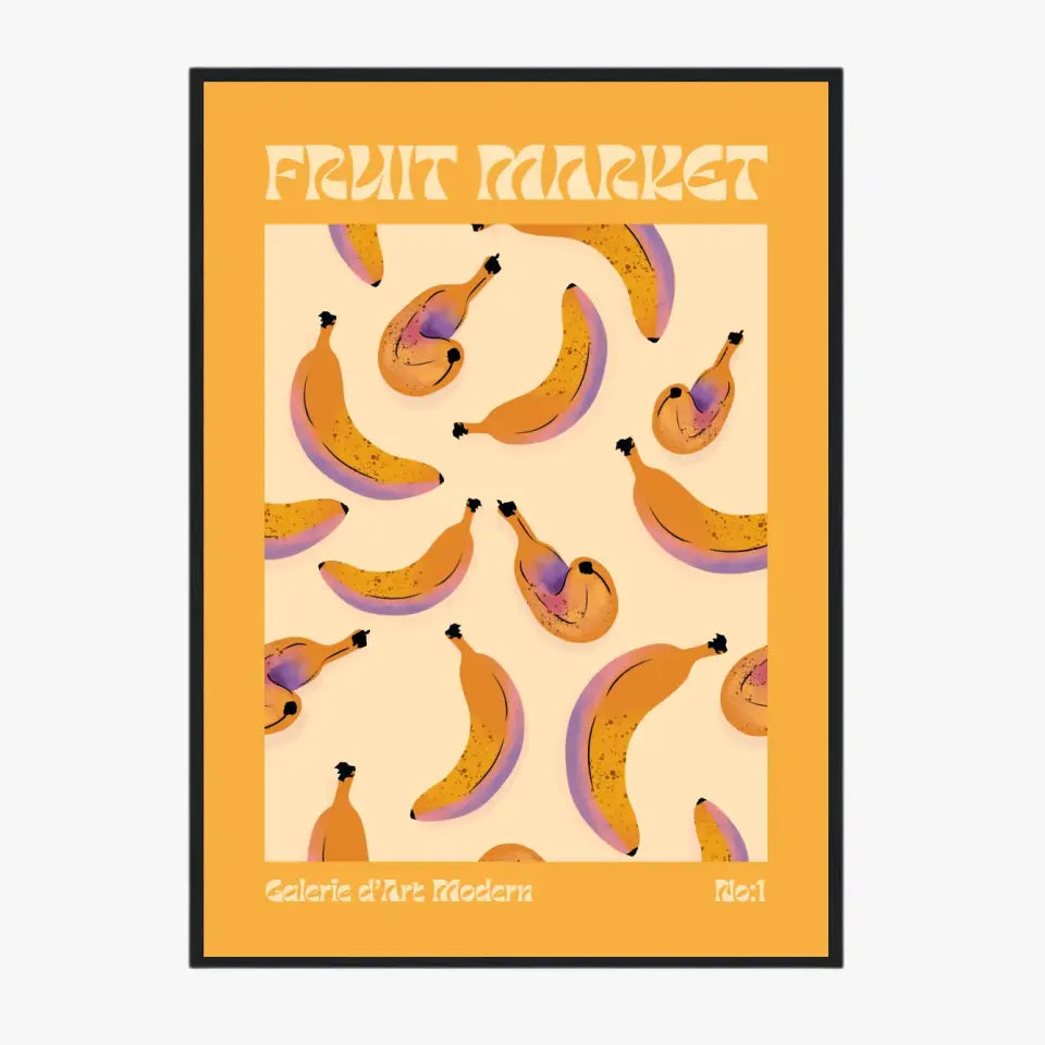 Affiche Et Tableau Moderne Fruit Banane