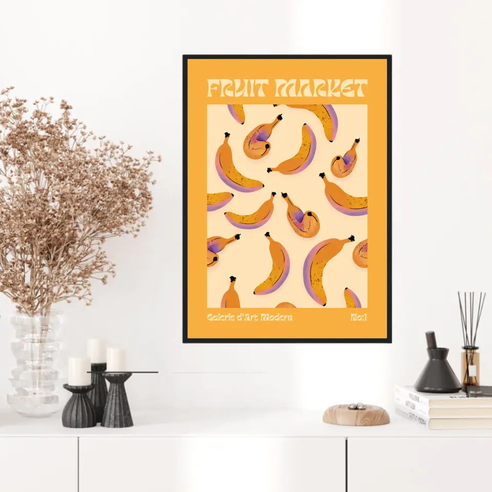 Affiche Et Tableau Moderne Fruit Banane