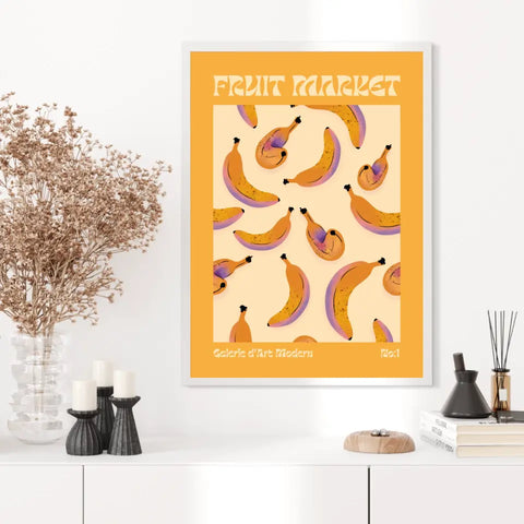 Affiche Et Tableau Moderne Fruit Banane