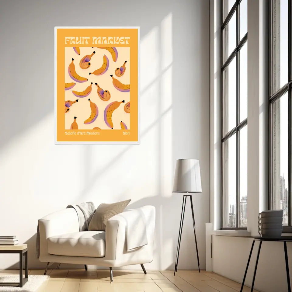 Affiche Et Tableau Moderne Fruit Banane