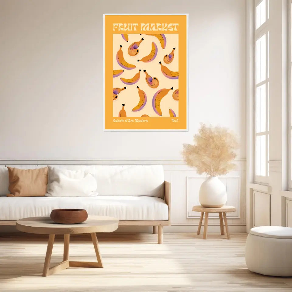 Affiche Et Tableau Moderne Fruit Banane