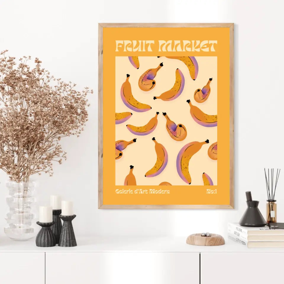 Affiche Et Tableau Moderne Fruit Banane