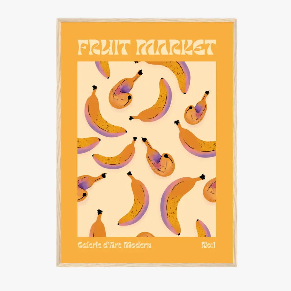 Affiche Et Tableau Moderne Fruit Banane