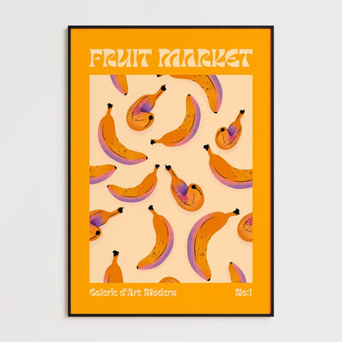 Affiche Et Tableau Moderne Fruit Banane