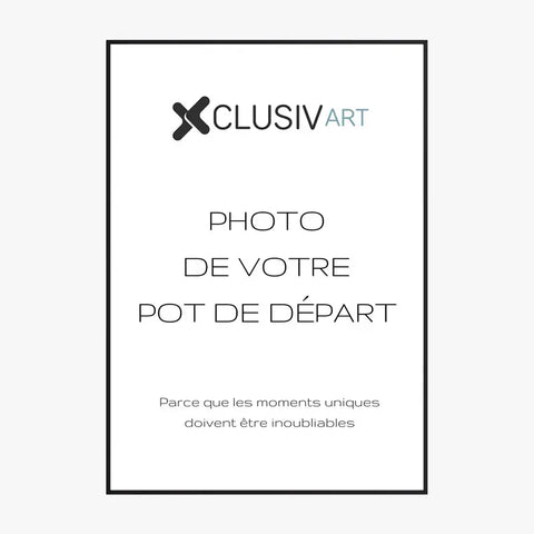 Tableau Photo Personnalisé Pot de Départ