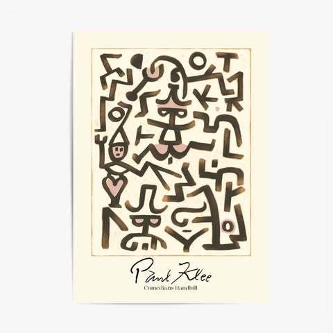 Paul Klee Comedians Handbill