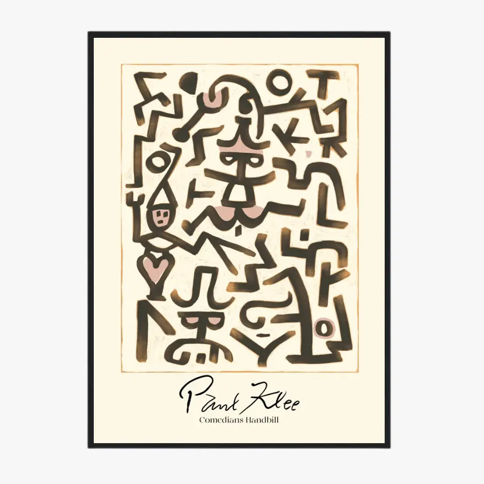 Paul Klee Comedians Handbill