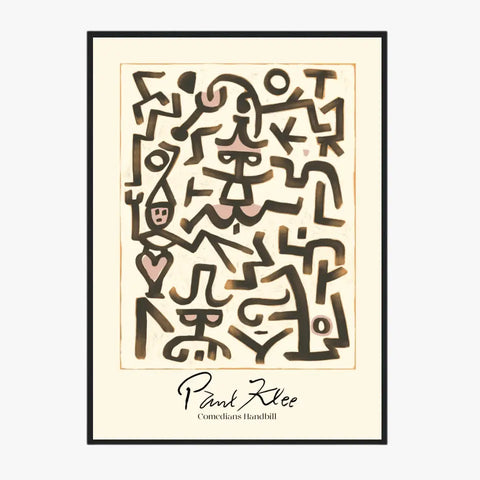 Paul Klee Comedians Handbill