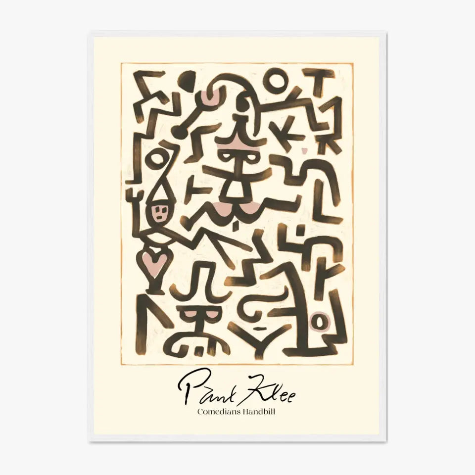 Paul Klee Comedians Handbill