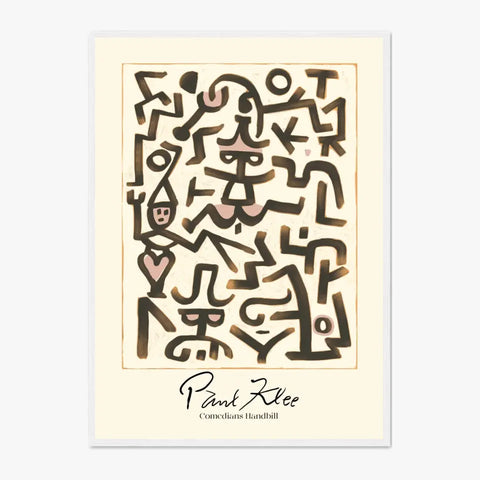 Paul Klee Comedians Handbill