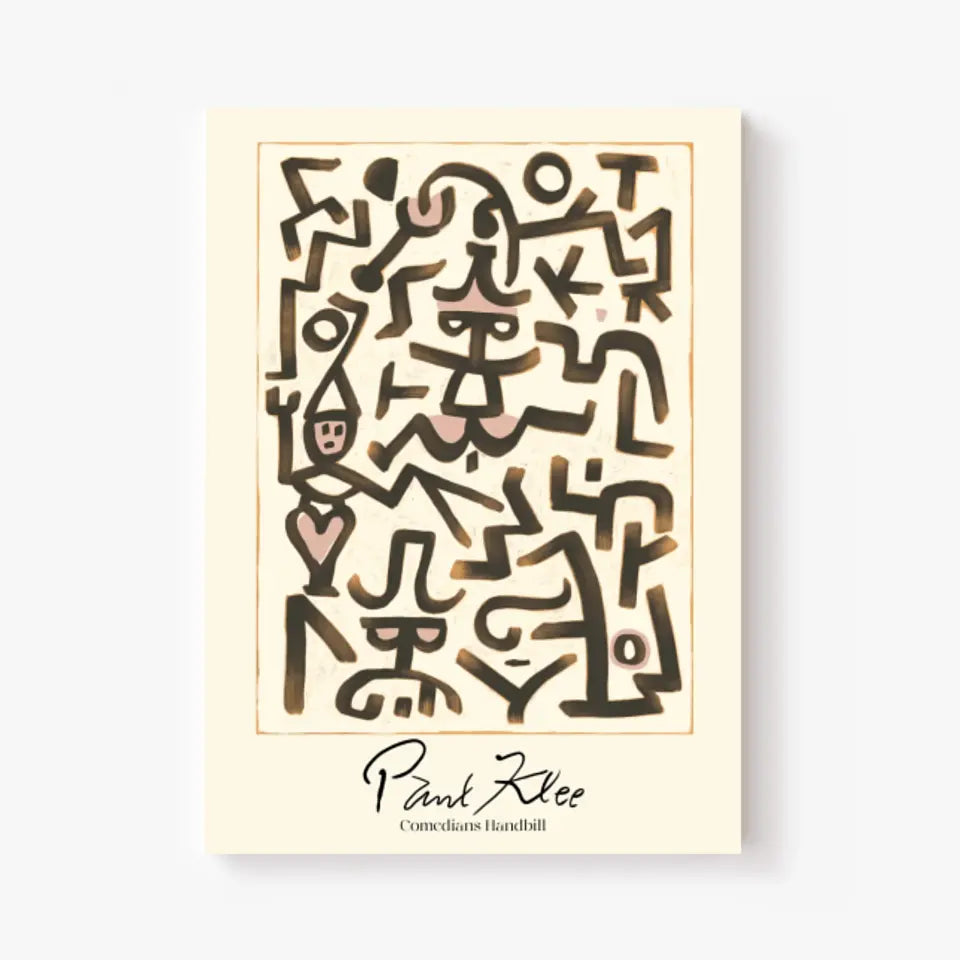 Paul Klee Comedians Handbill